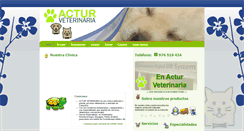 Desktop Screenshot of acturveterinaria.es